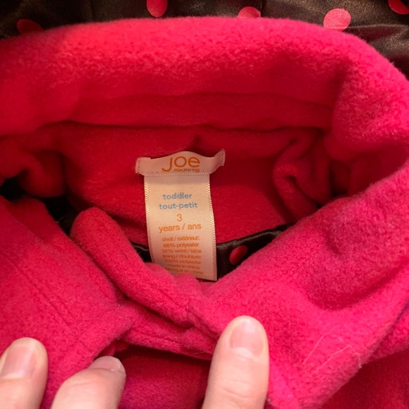 Pink Joe Fresh Pea coat - Picture 4 of 4